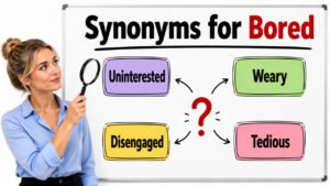 synonyms for bored