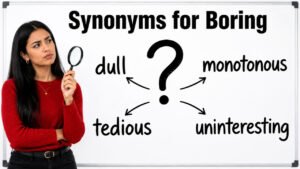 synonyms for boring