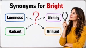 synonyms for bright