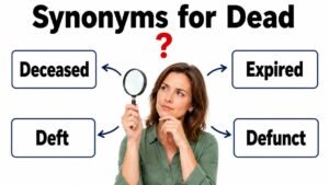 synonyms for dead