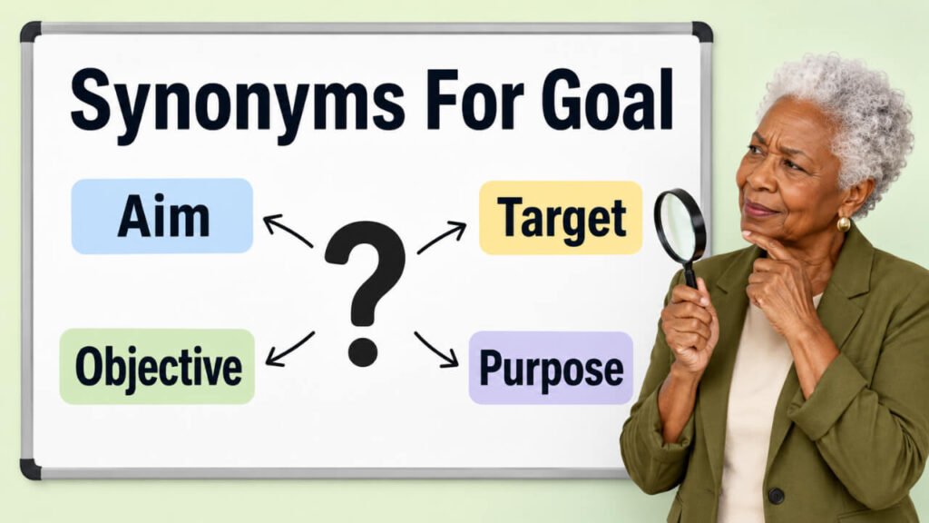 synonyms for goal