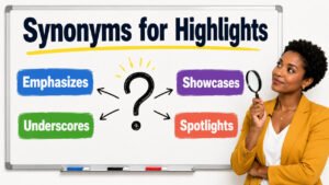 synonyms for highlights