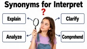 synonyms for interpret