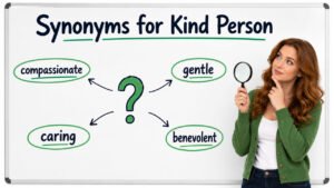 synonyms for kind person