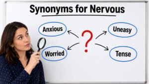 synonyms for nervous