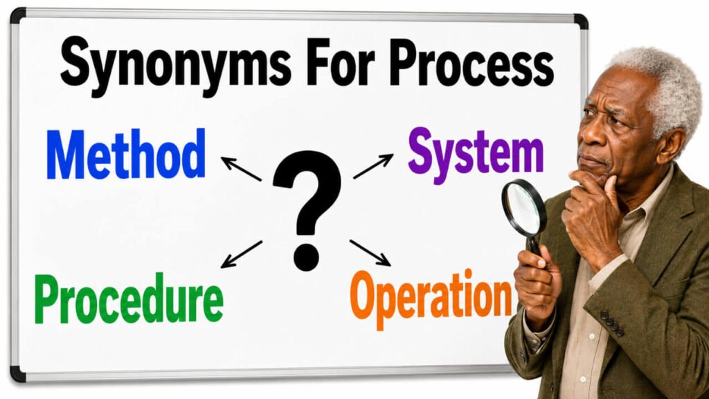 synonyms for process