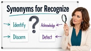 synonyms for recognize