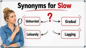 synonyms for slow