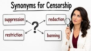synonyms for censorship