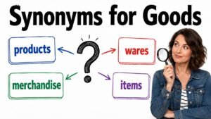 synonyms for goods