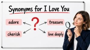 synonyms for i love you