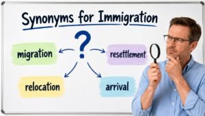 synonyms for immigration