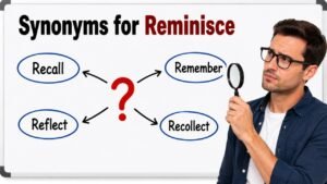 synonyms for reminisce