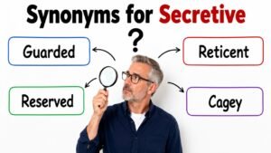 synonyms for secretive