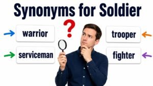 synonyms for soldier