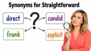 synonyms for straightforward
