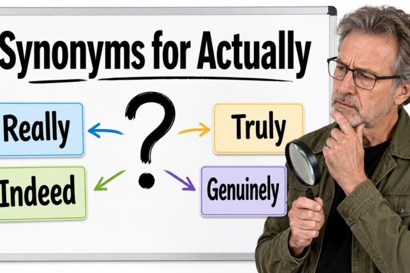 42+ Synonyms for Actually: Meaning, Examples & Best Uses