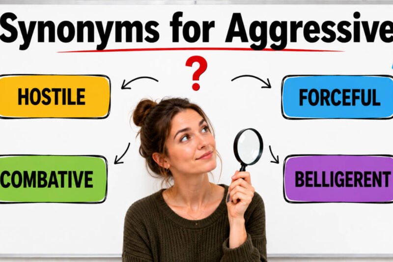 40+ Synonyms for Aggressive: Strong Word Choices & Examples