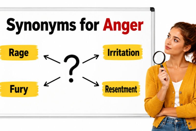 46+ Synonyms for Anger: Meanings, Context & Clear Examples