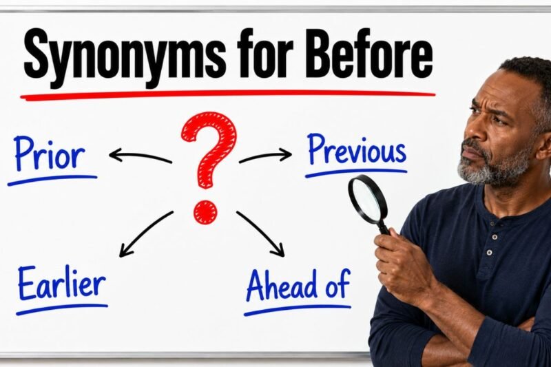 30+ Synonyms for Before: Strong Word Choices & Examples