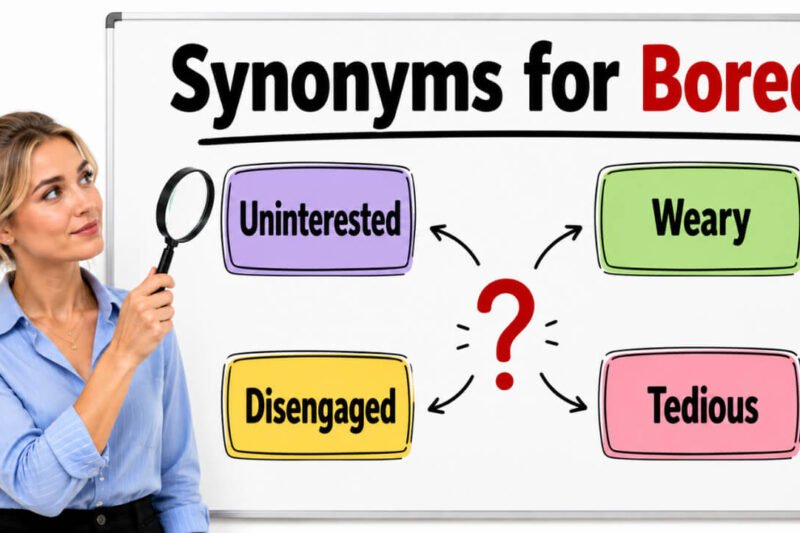 30+ Synonyms for Bored: Meanings, Context & Clear Examples