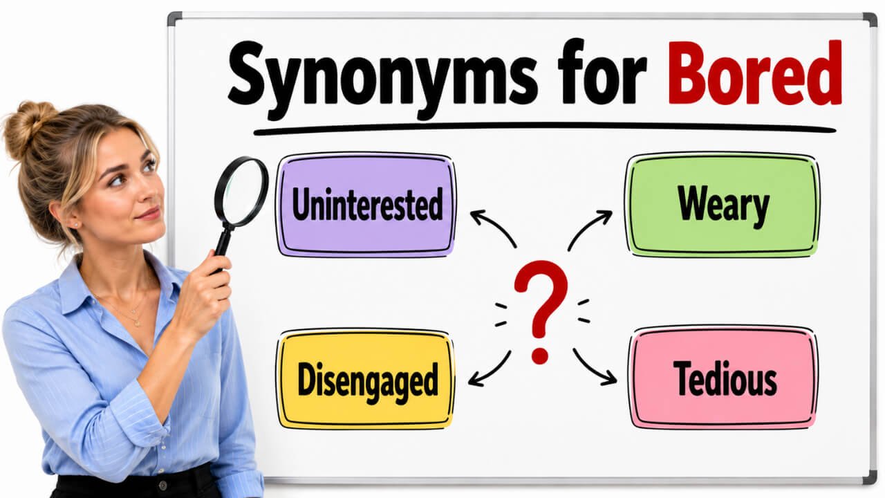 synonyms for bored