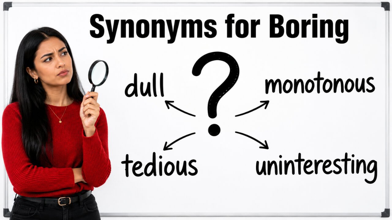 synonyms for boring