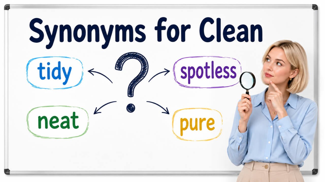 synonyms for clean