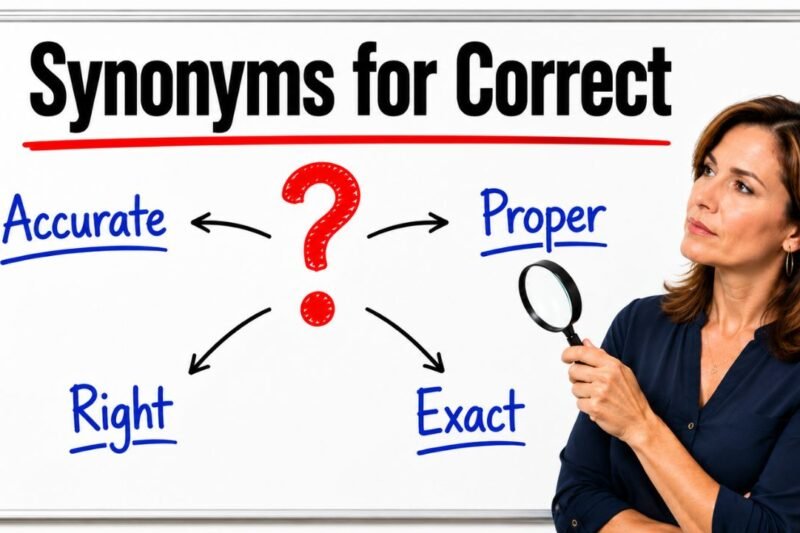 35+ Synonyms for Correct: Strong Word Choices & Examples
