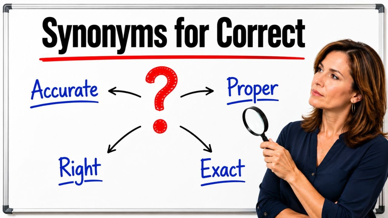 synonyms for correct