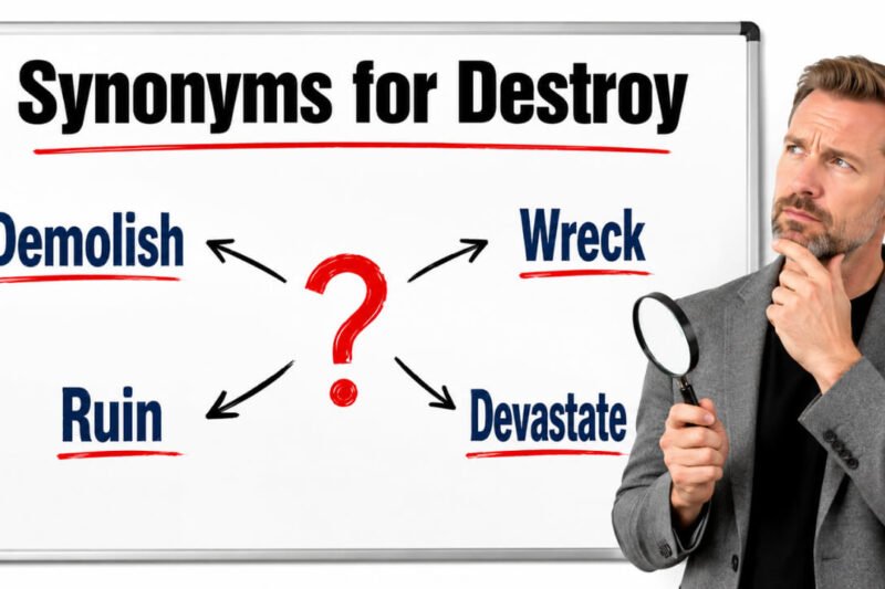 36+ Synonyms for Destroy:  Meaning, Examples & Best Uses