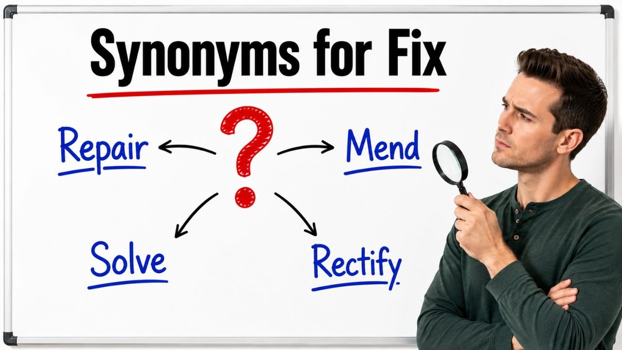 synonyms for fix