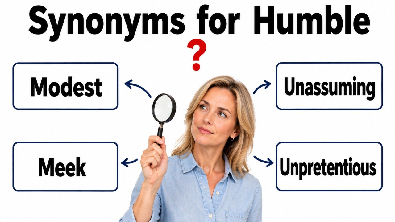 synonyms for humble