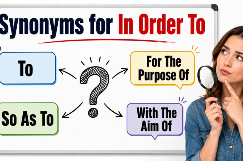 35+ Synonyms for In Order To: Usage, Context & Examples