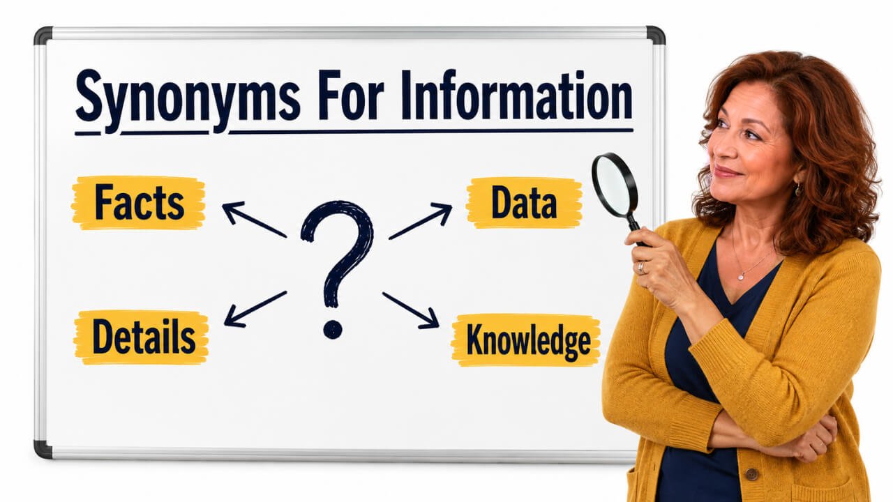 synonyms for information