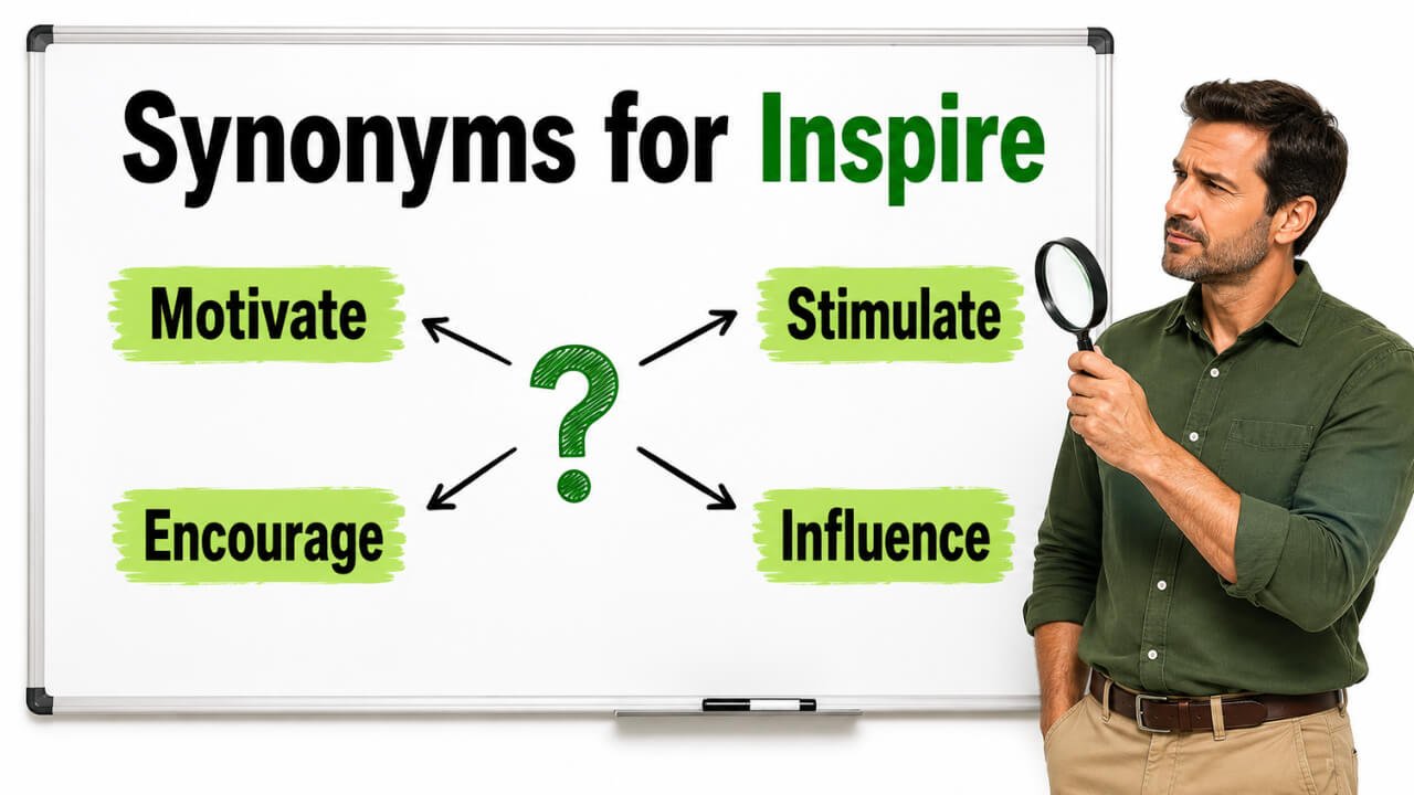 synonyms for inspire