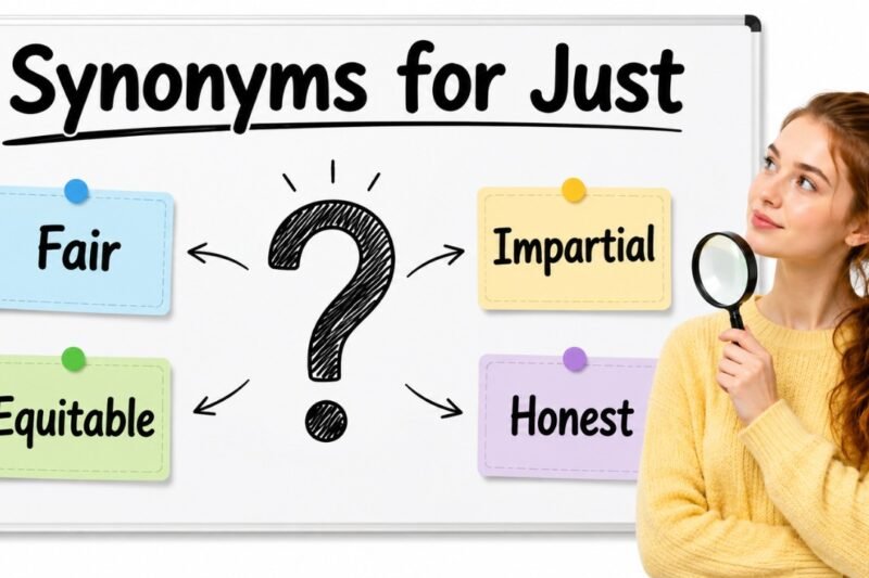 44+ Synonyms for Just: Meanings, Uses & Word Choices