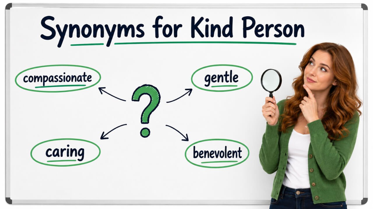 synonyms for kind person