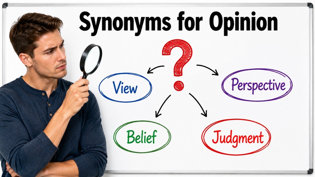 synonyms for opinion