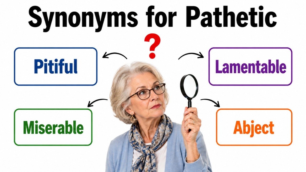 synonyms for pathetic