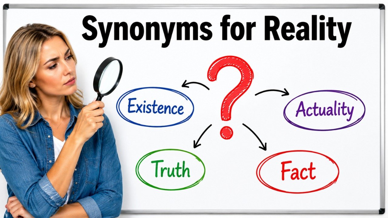 synonyms for reality