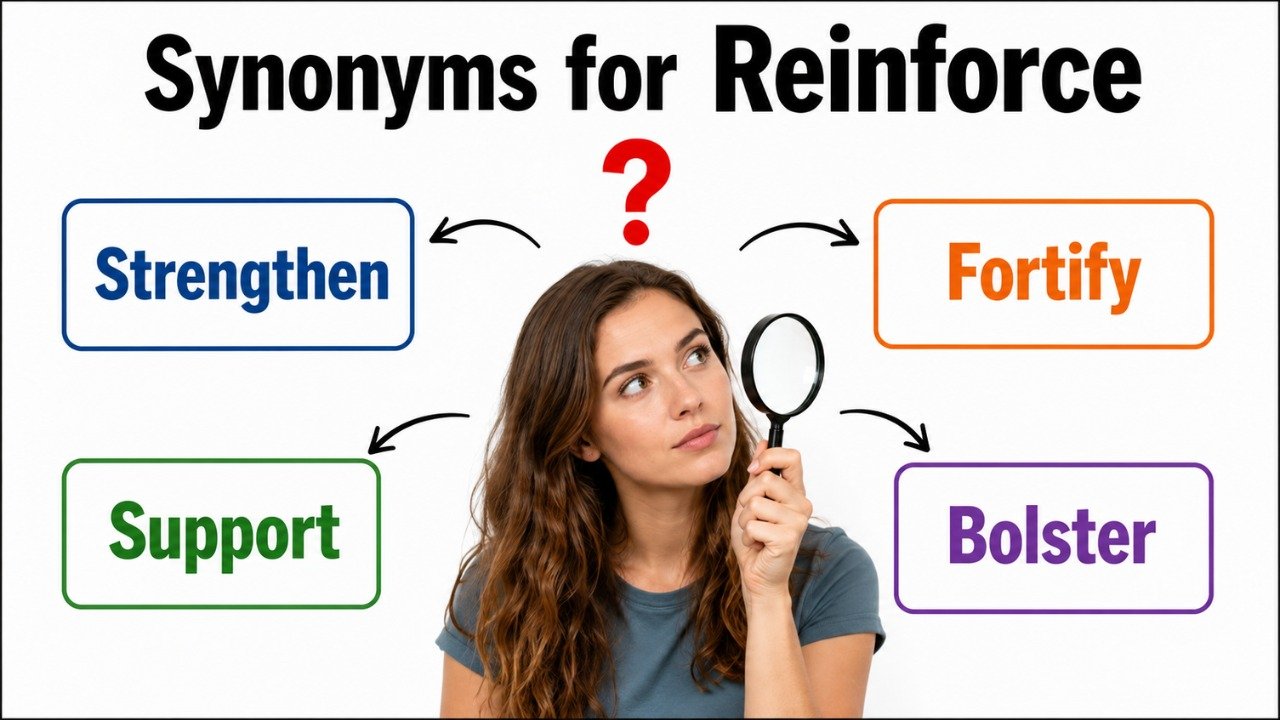 synonyms for reinforce