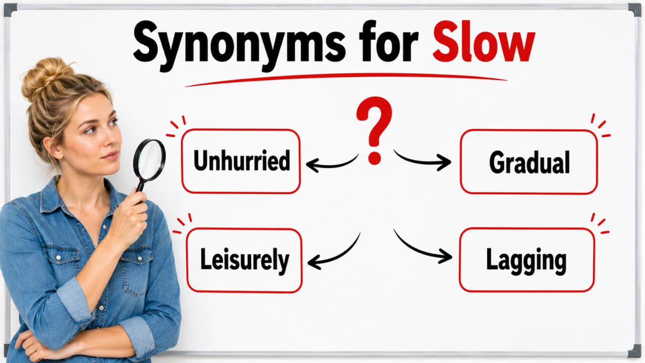 synonyms for slow