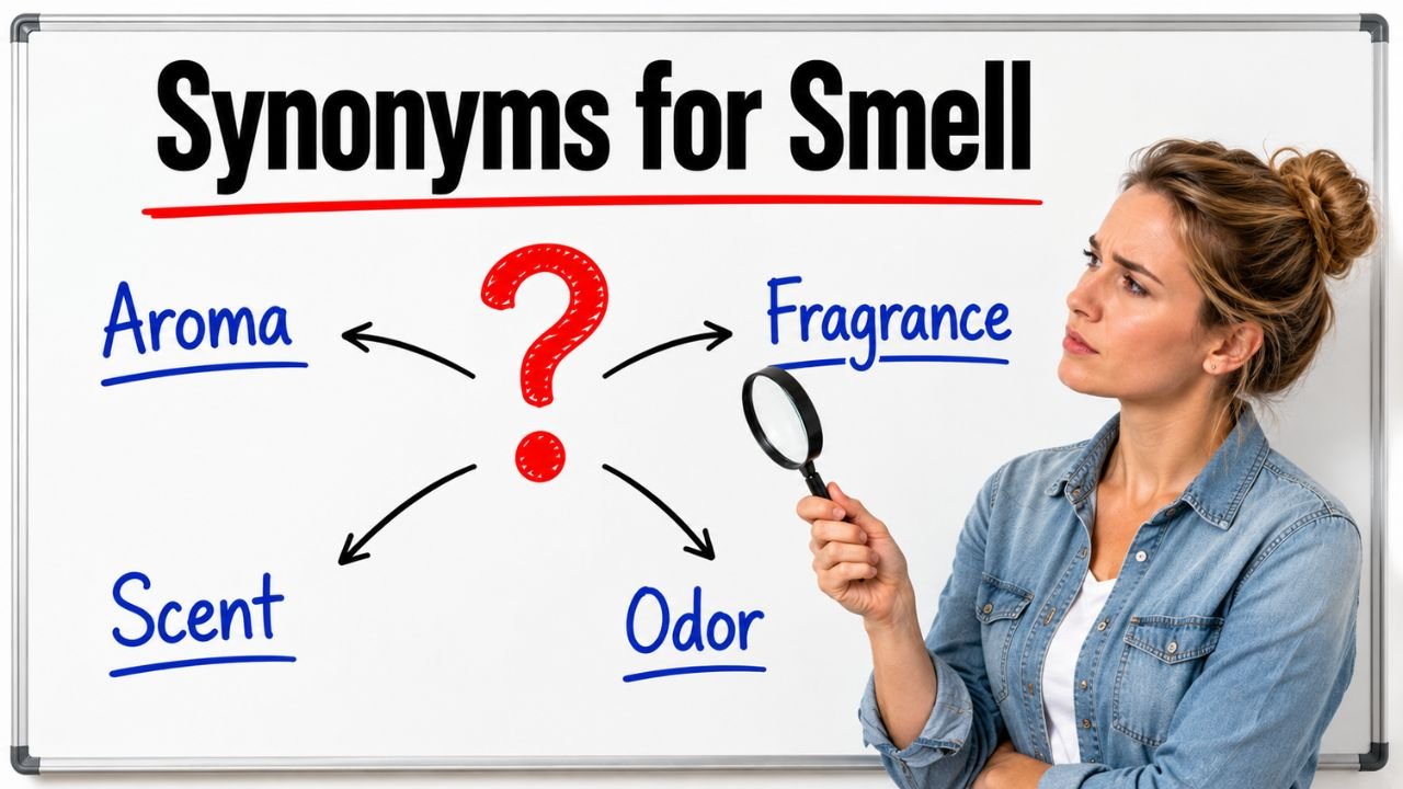 synonyms for smell
