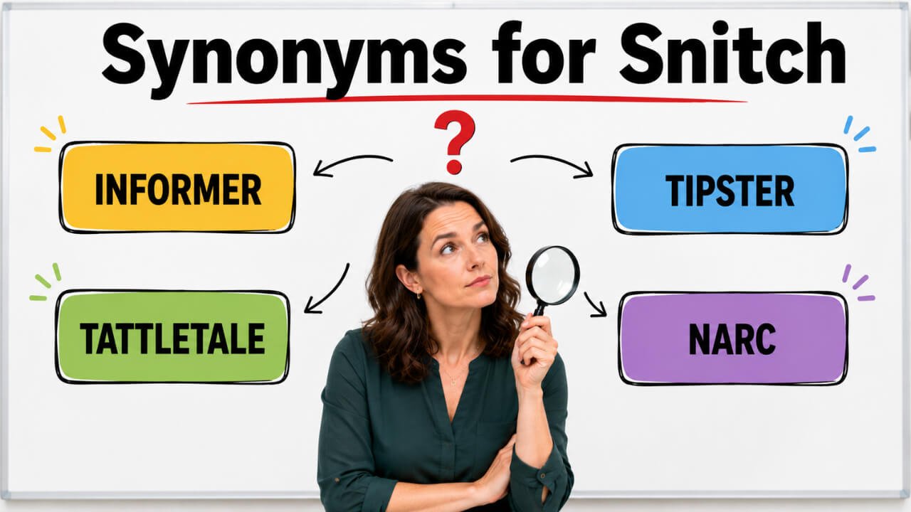 synonyms for snitch
