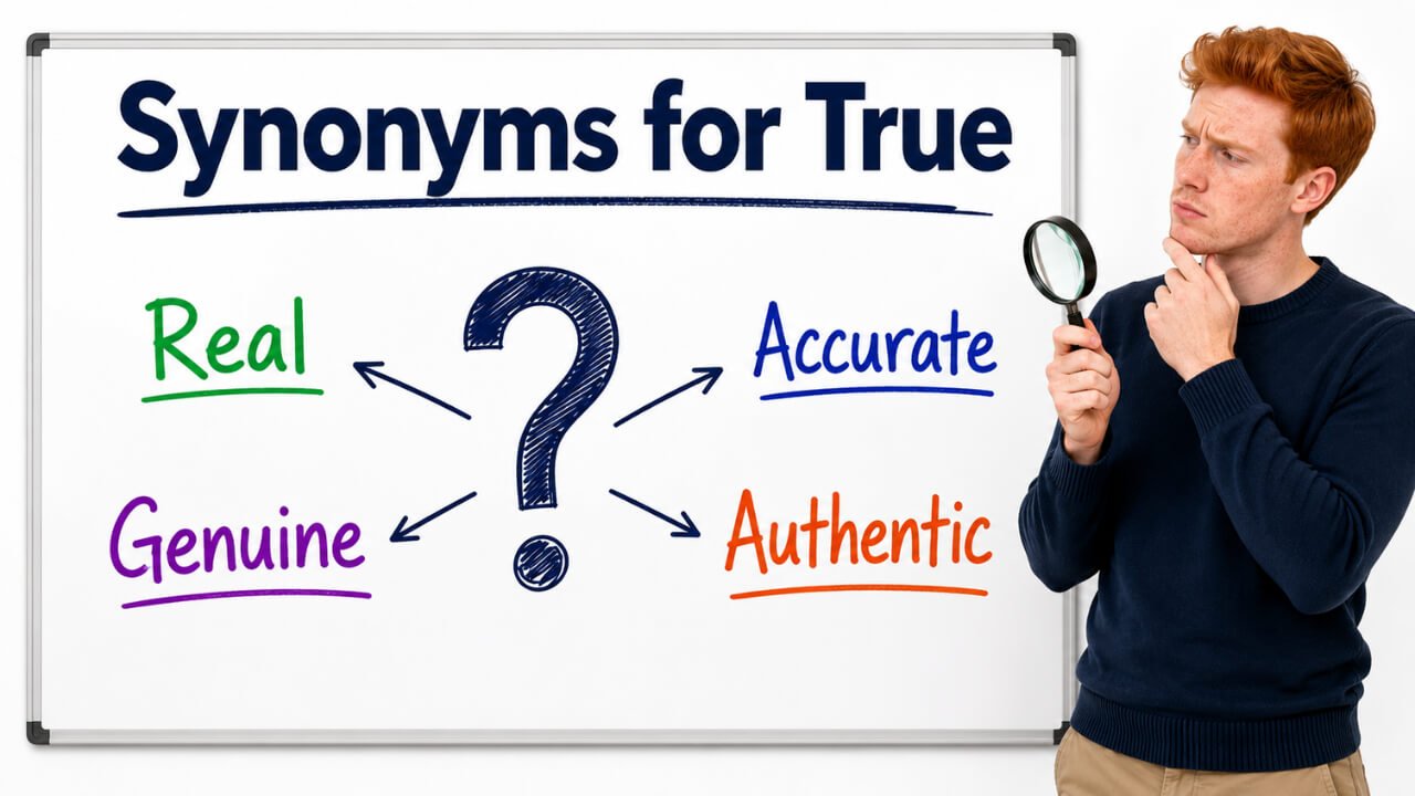 synonyms for true