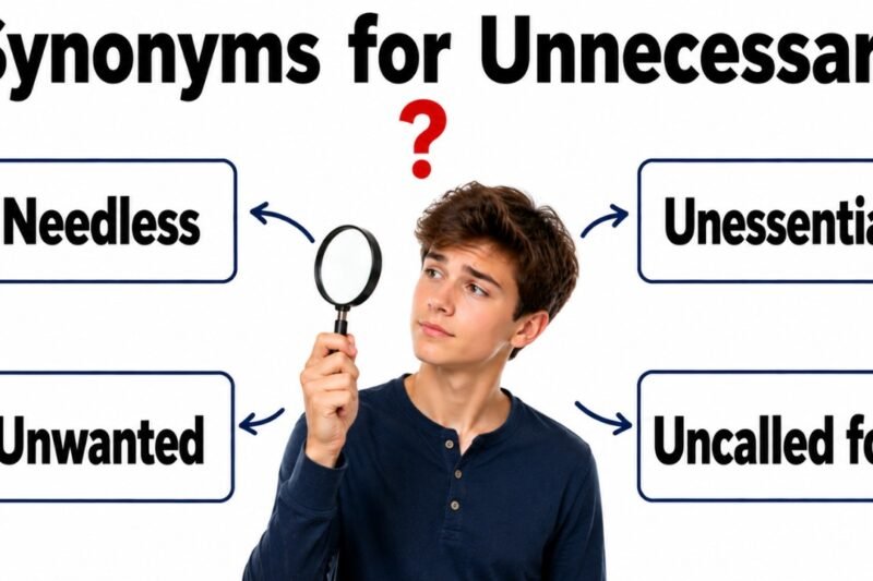 44+ Synonyms for Unnecessary: Meanings, Uses & Word Choices
