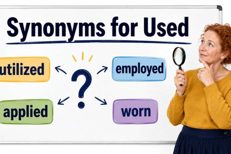 34+ Synonyms for Used: Strong Word Choices & Examples