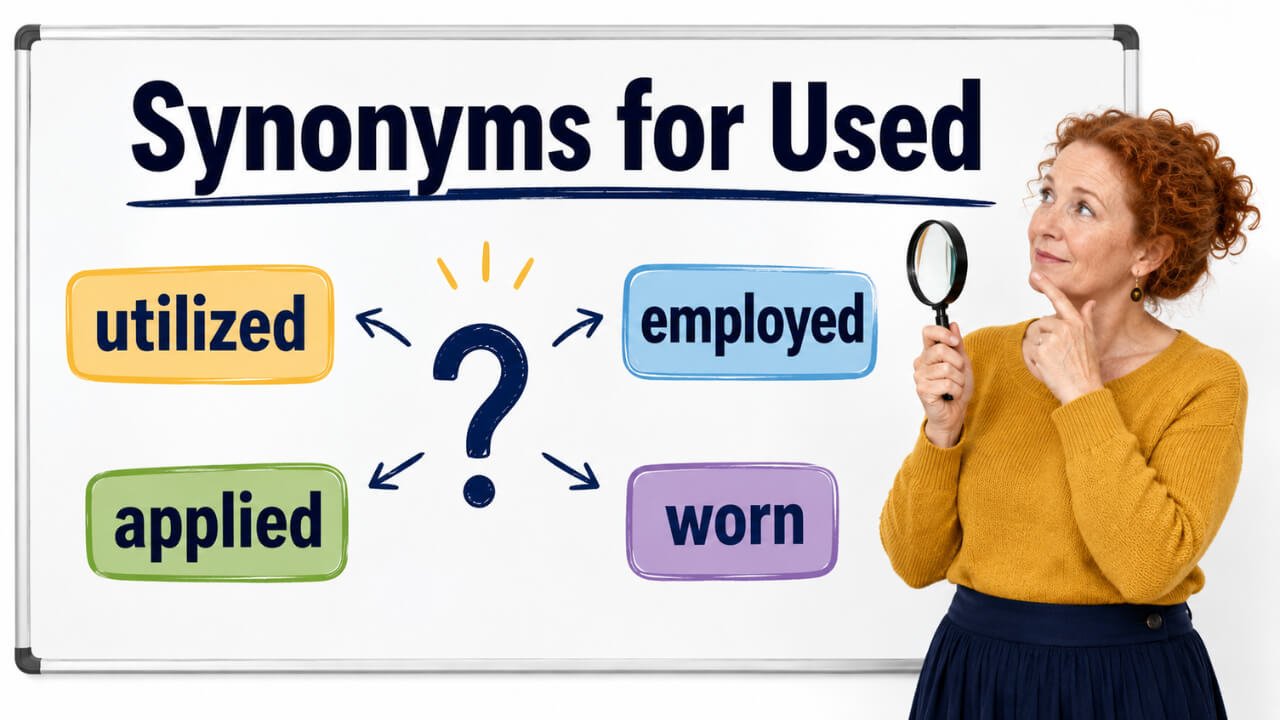 synonyms for used