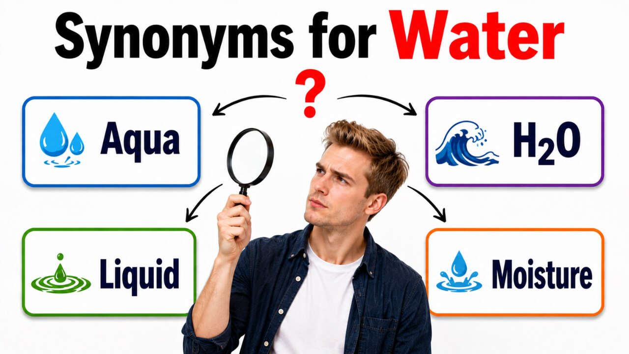 synonyms for water